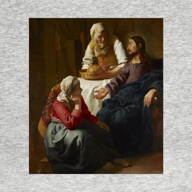 Christ in the House of Martha and Mary by Jan Vermeer by Classic Art Stall